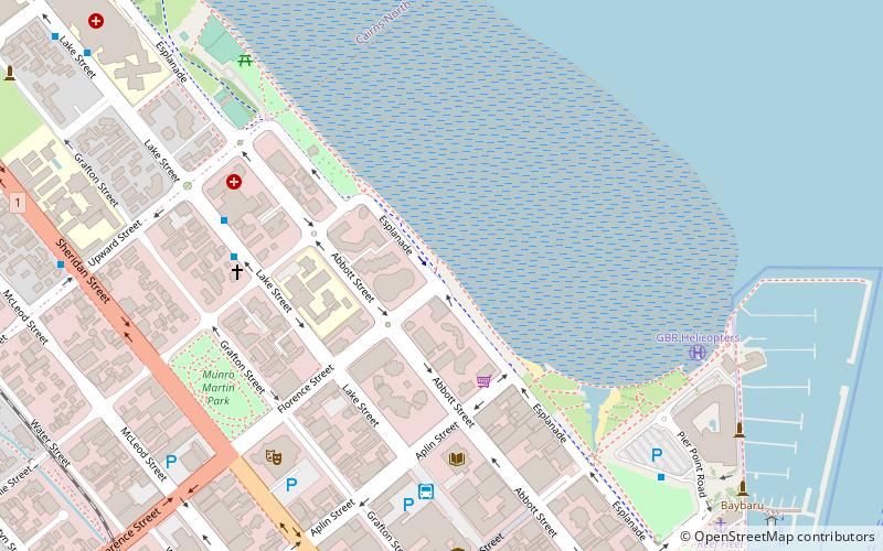 Cairns Foreshore Promenade location map