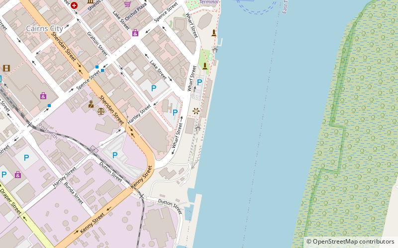 Cairns Wharf Complex location map