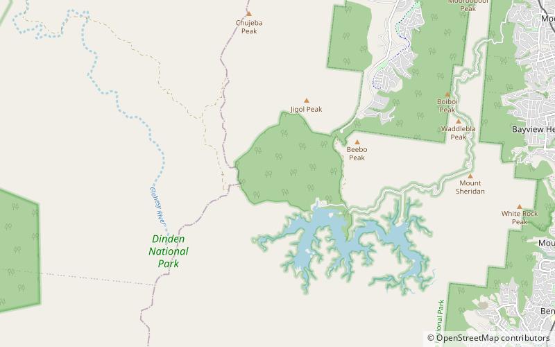 Milmilgee Falls location map