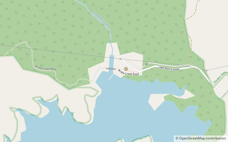 Copperlode Dam location map