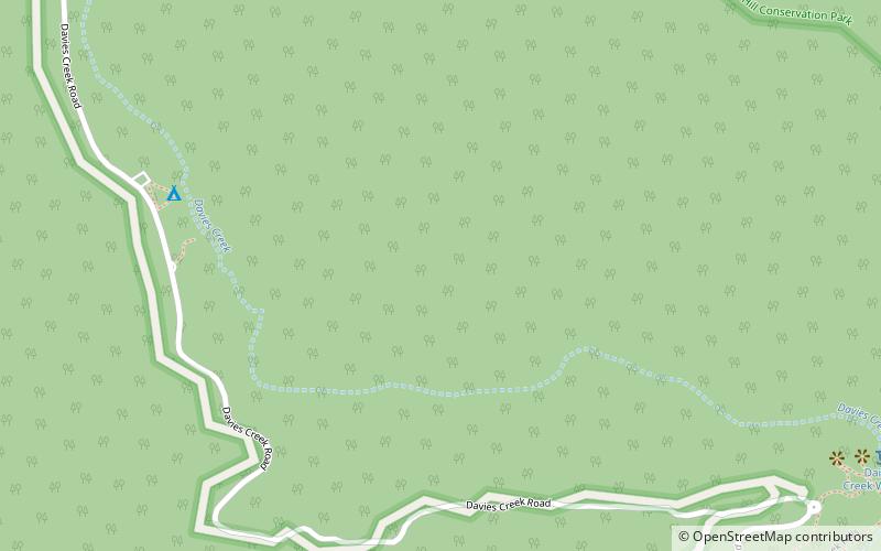 Davies Creek Falls location map