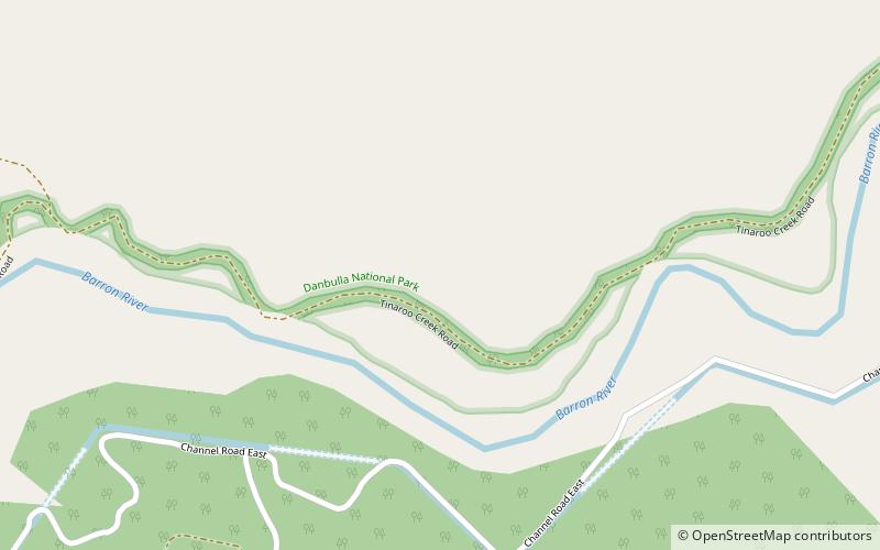atherton tablelands danbulla nationalpark location map