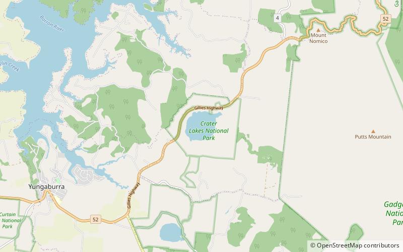 Lake Barrine location map