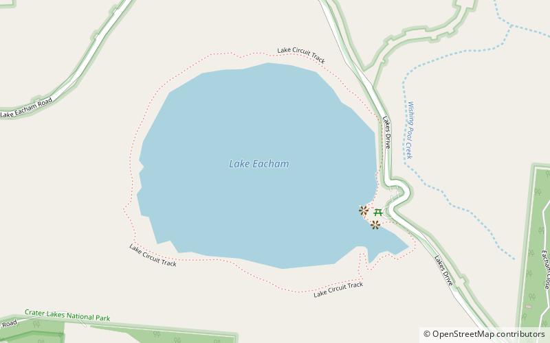 Lake Eacham location map