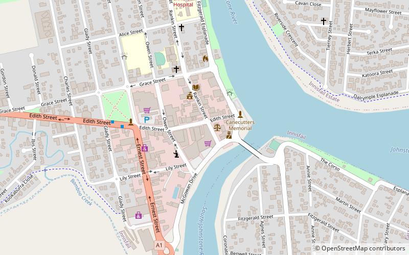 Innisfail Court House location map