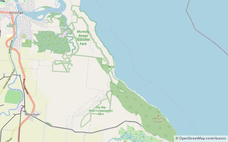 Etty Bay location map