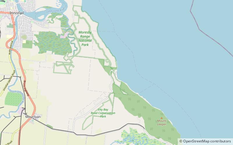 etty bay innisfail location map