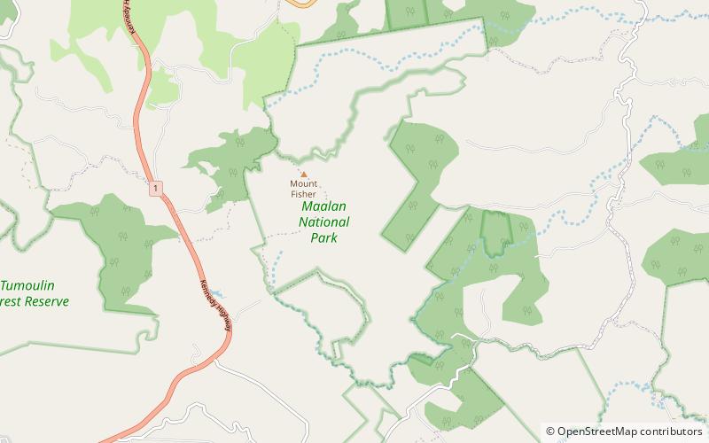 Malaan National Park location map