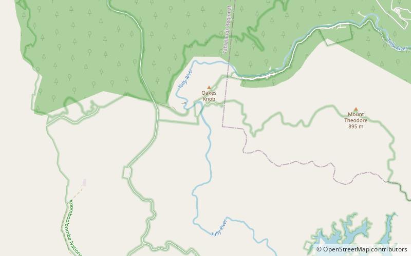 Tully Falls location map