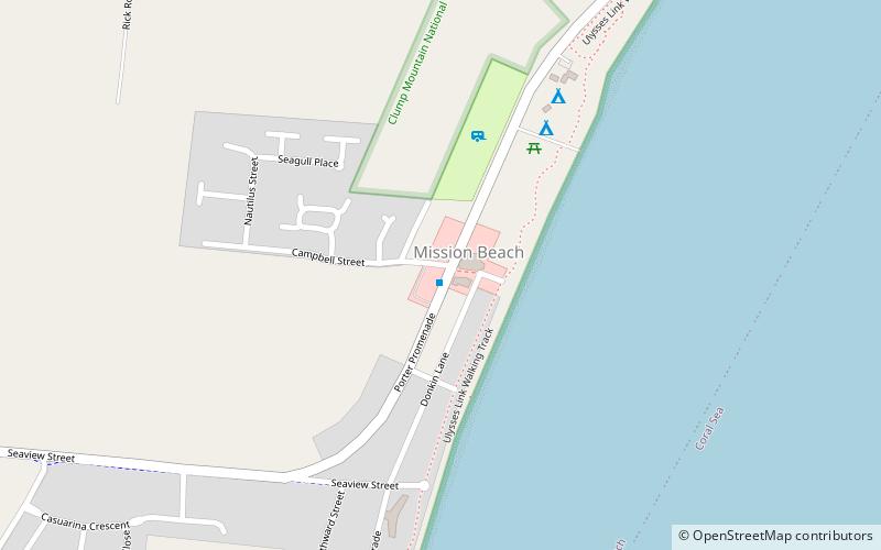 Skydive Mission Beach location map