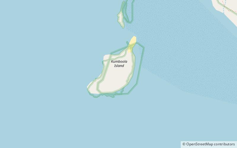 kumboola island family islands nationalpark location map