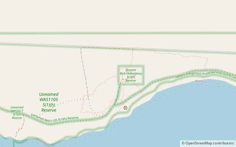 Broome Bird Observatory location map