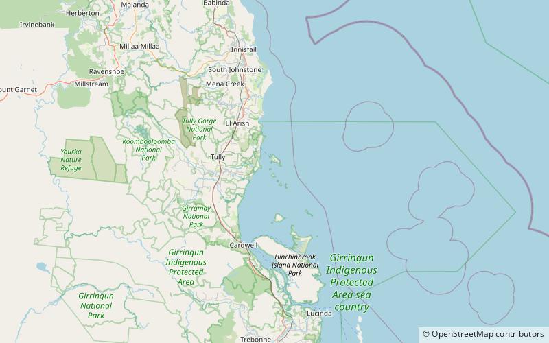 dunk bedarra island location map