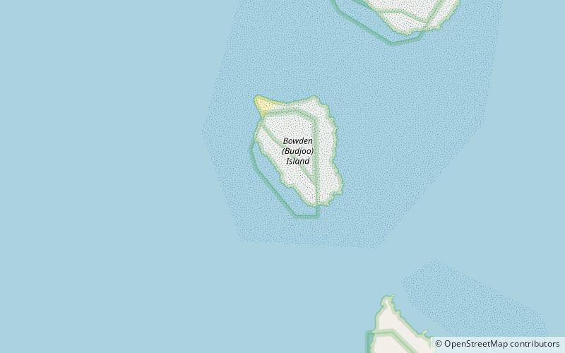 bowden island park narodowy family islands location map