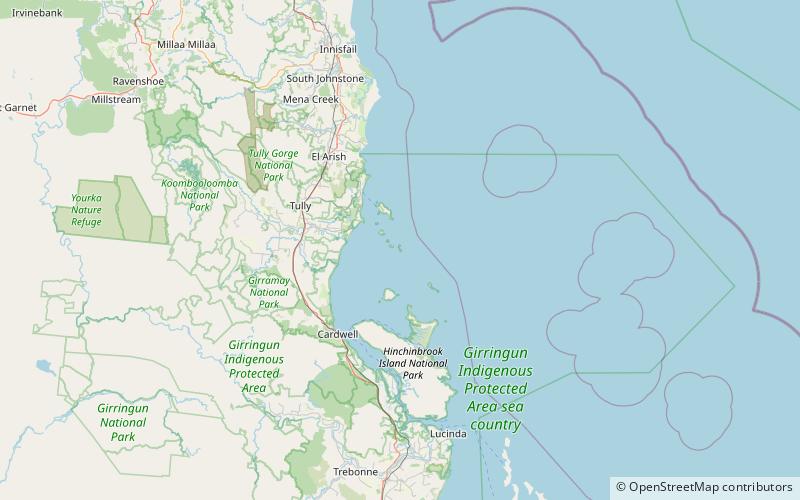 Hudson Island location map