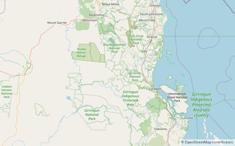 Girringun National Park location map