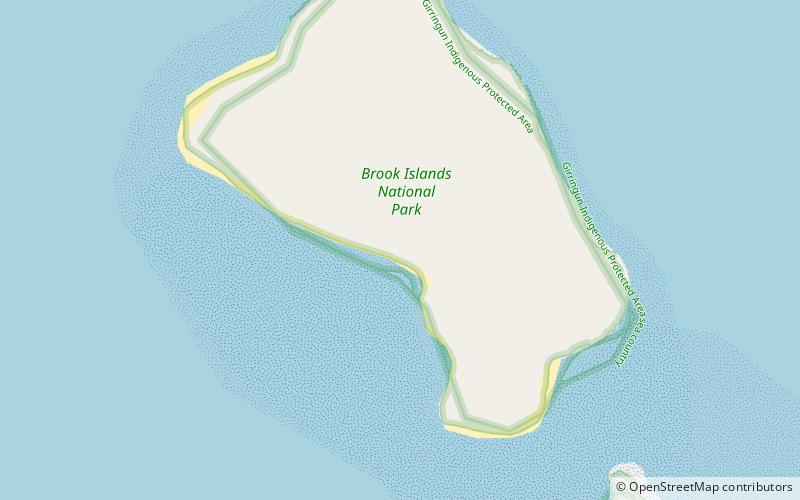 Brook Islands National Park location map