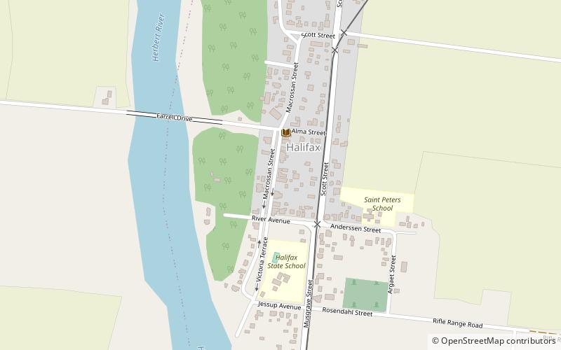 Row of Street Trees location map