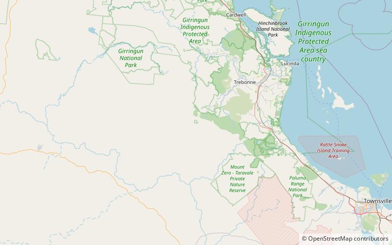 Mount Fox location map