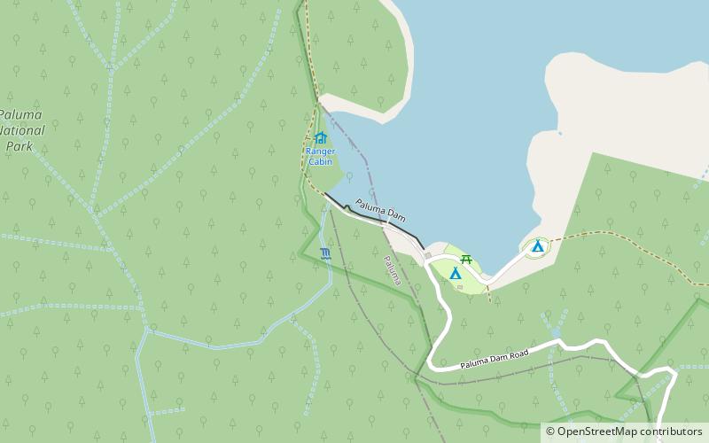 Paluma Dam location map