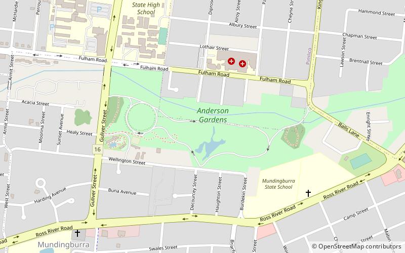 anderson park townsville location map