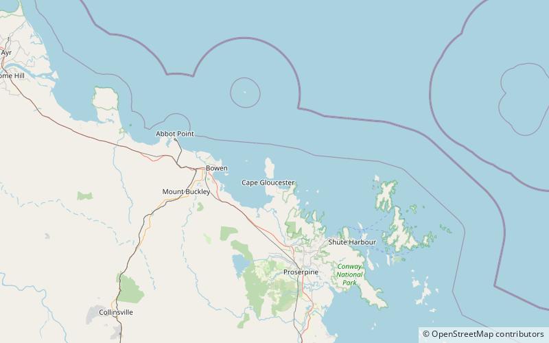 Gloucester Island National Park location map