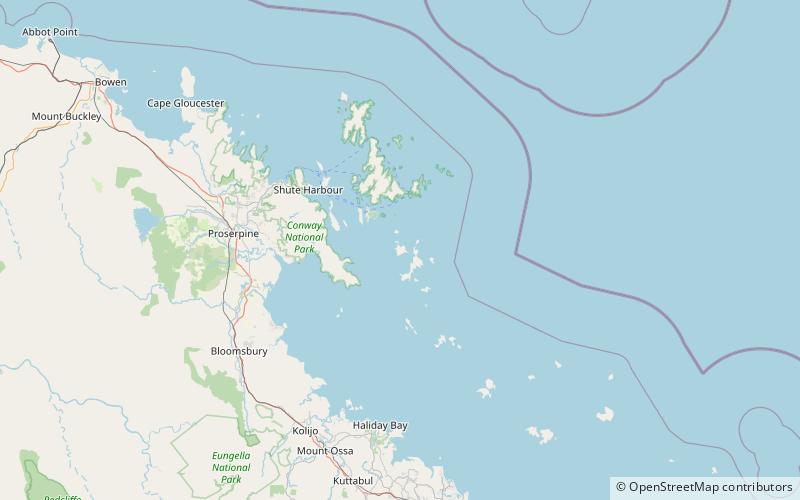 Lindeman Island location map