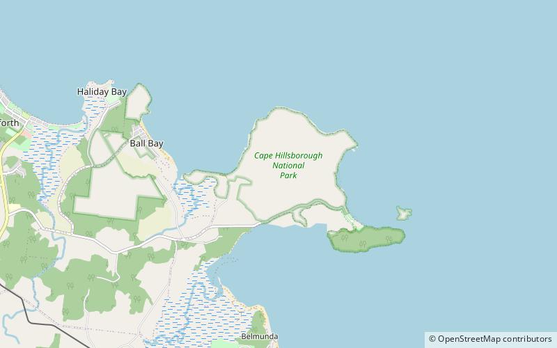 Cape Hillsborough location map