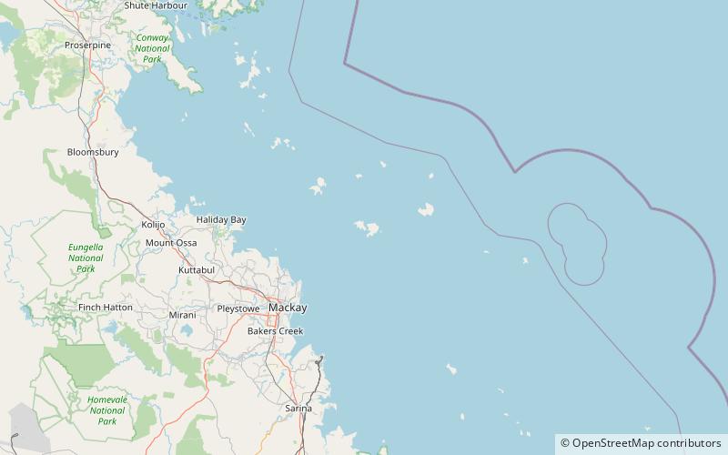 keswick island location map