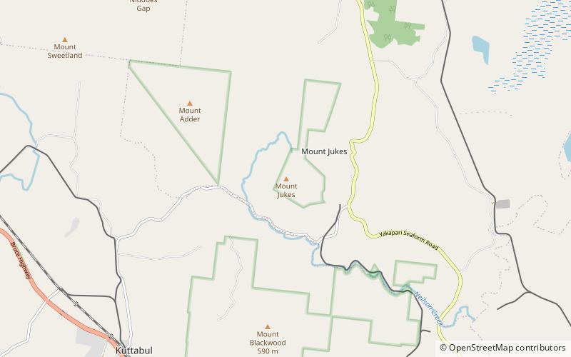 Mount Jukes, Queensland location map
