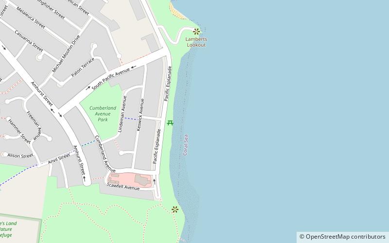 lamberts beach mackay location map