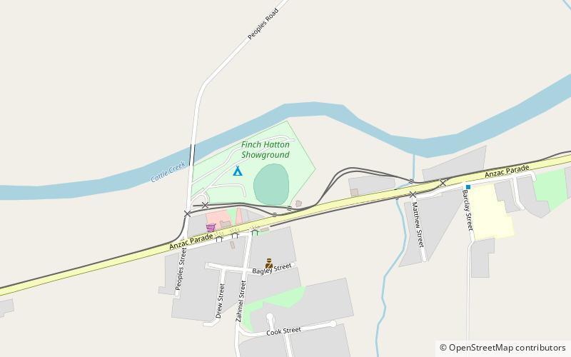 Finch Hatton War Memorial location map