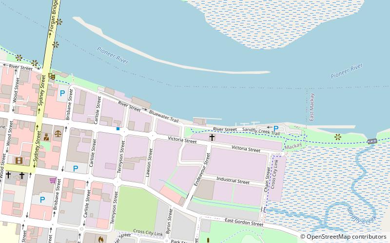 Mackay City Heart location map