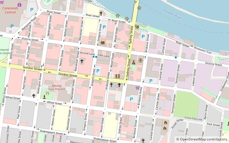 Mackay Masonic Temple location map