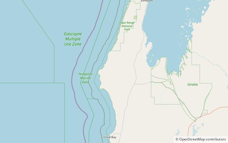 Ningaloo Coast location map