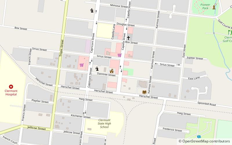 Clermont location map