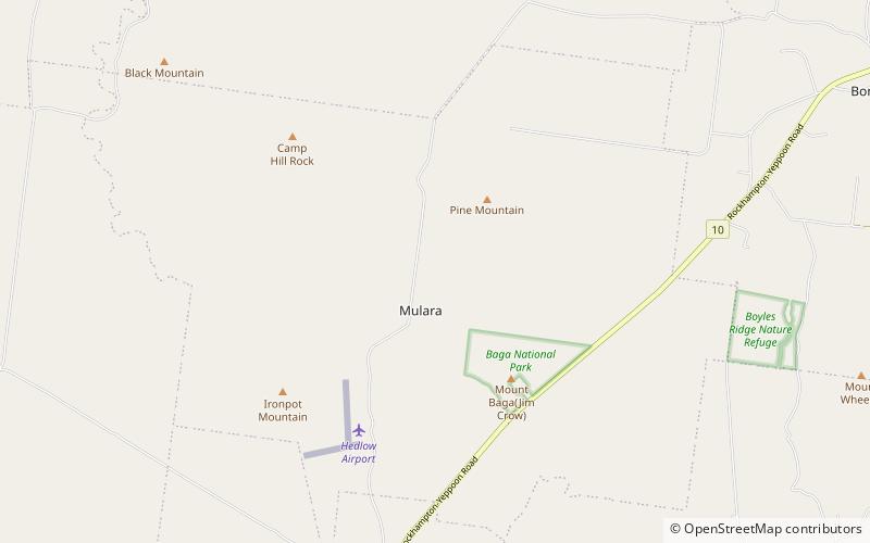 Mount Baga location map