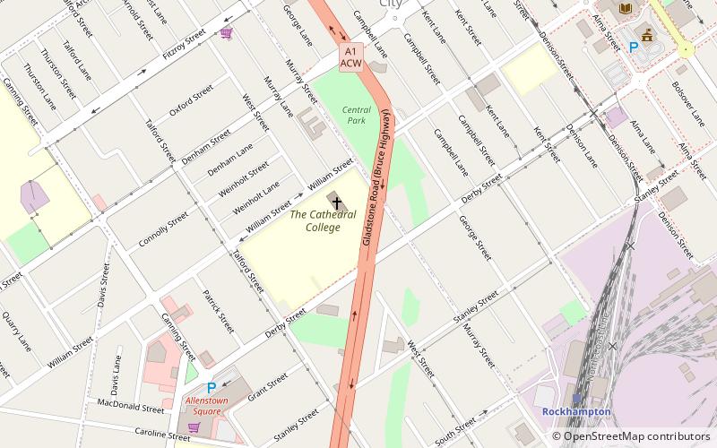 St Joseph's Cathedral location map