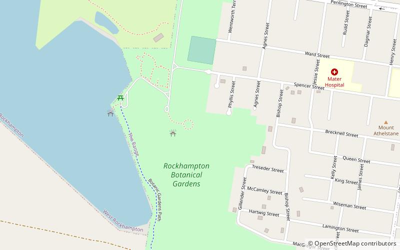 Rockhampton War Memorial location map