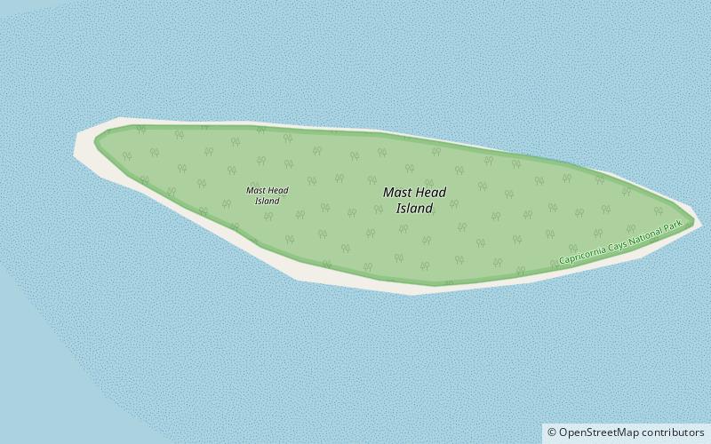 Masthead Island location map