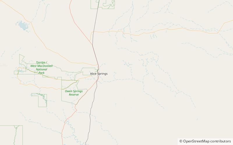 Corroboree Rock Conservation Reserve location map