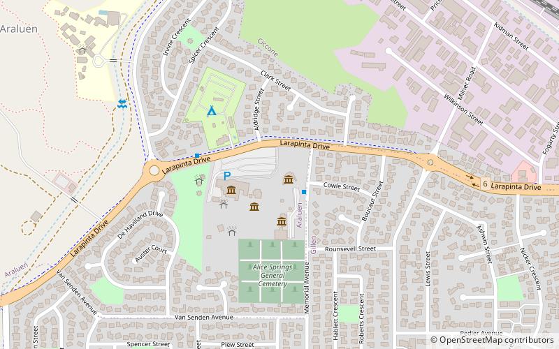 Strehlow Research Centre location map