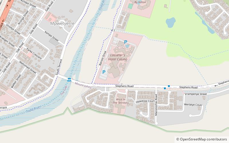 Alice Springs Convention Centre location map