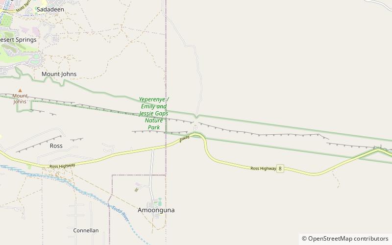 Emily Gap location map