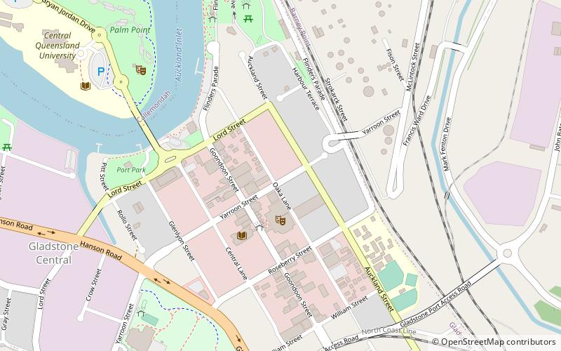 Gladstone Court House location map