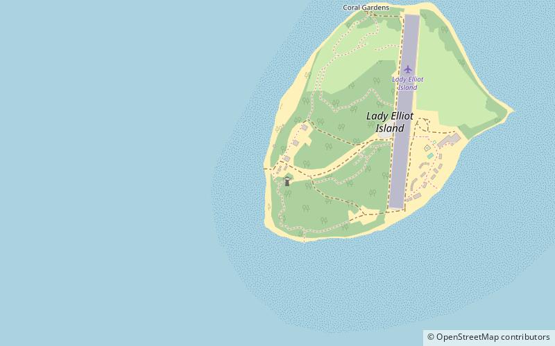 Lady Elliot Island Light location map