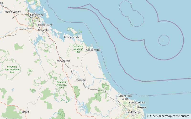 Parque nacional Deepwater location map
