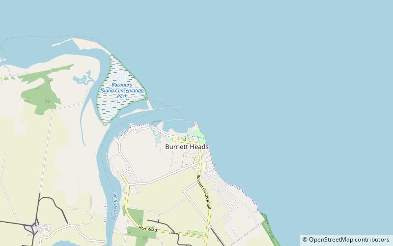 new burnett heads light location map