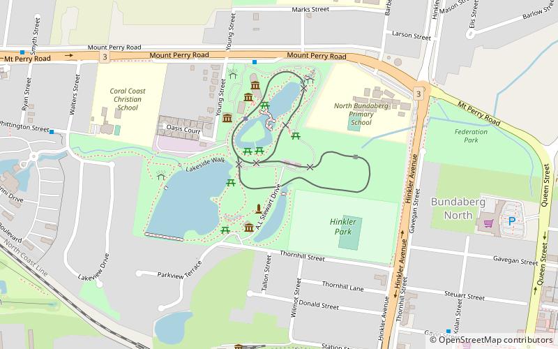 Bundaberg Botanical Gardens location map