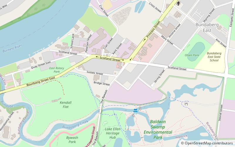 East Bundaberg Water Tower location map